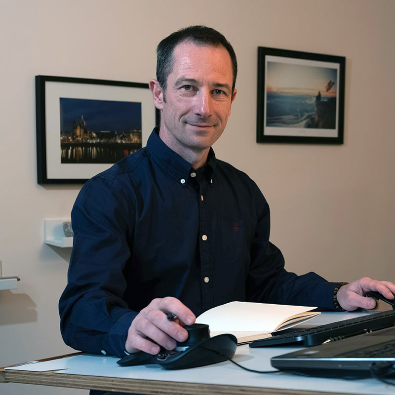 Portrait d’Emmanuel Hallauer, fondateur de Hallauer Innovation